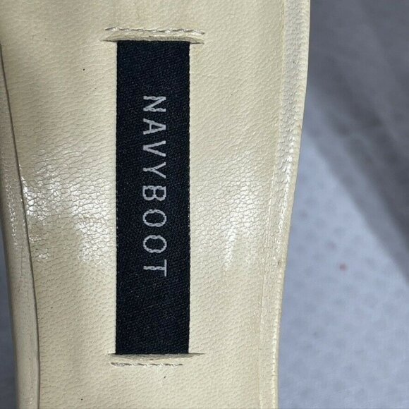 Navyboot Womens Vero Cuoio High Heel Mules Size 38 / 7.5M Leather Multicolor - Picture 2 of 10